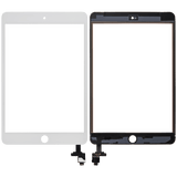 Replacement Digitizer With IC Chip Compatible with Apple iPad Mini 3 (No Home Button Installed) (Aftermarket Plus) (White)