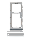 Replacement Dual Sim Card Tray Compatible with Samsung Galaxy S20 5G (Cosmic Silver)