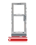 Replacement Dual Sim Card Tray Compatible with Samsung Galaxy S20 / S20 Plus / S20 Ultra 5G (Cosmic Red)