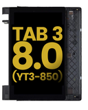 Replacement LCD Assembly With Frame Compatible with Lenovo Yoga Tab 3 (HD) (Black) (Refurbished)