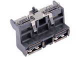 Replacement Dual USB Port Compatible with Sony (Game Console Parts) PlayStation 4 (CUH-1200) (Soldering Required)