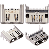 Replacement HDMI Port Connector Compatible with Sony (Game Console Parts) PlayStation 4 (Soldering Required)