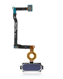 Replacement Home Button With Flex Cable Compatible with Samsung Galaxy Note 5 (Black Sapphire)