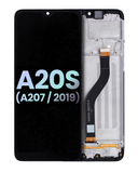 Replacement LCD Assembly With Frame Compatible with Samsung Galaxy A20s (A207 / 2019) (Service Pack) (All Colors)