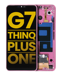 Replacement LCD Assembly With Frame Compatible with LG G7 ThinQ / G7 Plus / G7 One (Refurbished) (Raspberry Rose)