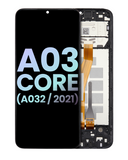 Replacement LCD Assembly With Frame Compatible with Samsung Galaxy A03 Core (A032 / 2021) (Service Pack) (Black)