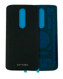 Replacement Back cover Glass Compatible with Motorola Droid Turbo 2 (XT1585 / XT1580 / XT1581 / 2015) (Black)