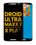 Replacement LCD Assembly Without Frame Compatible with Motorola Droid Ultra Maxx 2 / Moto X Play (XT1565 / XT1561 / 2015) (Refurbished) (Black)