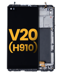 Replacement LCD Assembly With Frame Compatible with LG V20 (H910) (Refurbished) (Black)