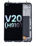Replacement LCD Assembly With Frame Compatible with LG V20 (H910) (Genuine OEM) (Black)