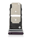 Replacement Dual Sim Card Tray Compatible with Motorola Edge 5G (XT2063 / 2020) (Midnight Magenta)