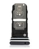 Replacement Dual Sim Card Tray Compatible with Motorola Edge 5G (XT2063 / 2020) (Thunder Gray)