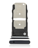 Replacement Dual Sim Card Tray Compatible with Motorola Edge 5G (XT2063 / 2020) (Baltic Gray)