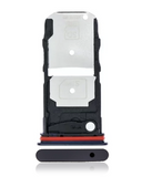 Replacement Dual Sim Card Tray Compatible with Motorola Edge 5G (XT2063-3 / 2020) (Thunder Gray)