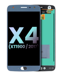 Replacement LCD Assembly Without Frame Compatible with Motorola Moto X4 (XT1900 / 2017) (Genuine OEM) (Sterling Blue)
