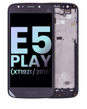 Replacement LCD Assembly With Frame Compatible with Motorola Moto E5 Play (XT1921 / 2018) (Genuine OEM) (Black)