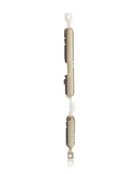Replacement Hard Buttons (Power / Volume) Compatible with Motorola Moto G5 (XT1670 / 2017) (Gold)