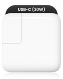 30W USB-C Power Wall Adapter Compatible with Apple iPhone / iPad / Watch / iPad / MacBook (OEM Grade A) (Bulk Packaging)
