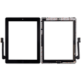 Replacement Digitizer Compatible with Apple iPad 3 / iPad 4 (Home Button Pre-Installed For iPad 3) (Aftermarket Plus) (Black)