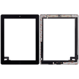 Replacement Digitizer Compatible with Apple iPad 2 (Home Button Pre-Installed) (Aftermarket Plus) (Black)