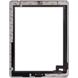Replacement Digitizer Compatible with Apple iPad 2 (Home Button Pre-Installed) (Aftermarket Plus) (Black)