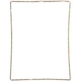 Replacement Frame With Adhesive Compatible with Apple iPad 3 / iPad 4 (Black)
