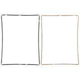 Replacement Frame With Adhesive Compatible with Apple iPad 3 / iPad 4 (Black)