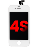 Replacement LCD Assembly Compatible with Apple iPhone 4S (Aftermarket Plus) (White)