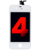 Replacement LCD Assembly Compatible with Apple iPhone 4 (GSM) (Aftermarket Plus) (White)