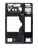Replacement Mid-Frame Housing Compatible with Google Pixel 6 Pro (Stormy Black)