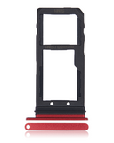 Replacement Dual Sim Card Tray Compatible with HTC U12 Plus (Flame Red)