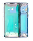 Replacement Mid-Frame Housing Compatible with Samsung Galaxy S9 (With SmallParts) (Coral Blue Frame)
