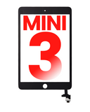 Replacement Digitizer With IC Chip Compatible with Apple iPad Mini 3 (No Home Button Installed) (Aftermarket Plus) (Black)