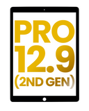 Replacement Digitizer Compatible with Apple iPad Pro 12.9" 2nd Gen (2017) (Glass Separation Required) (Premium) (Black)