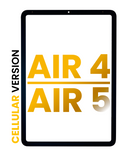 Replacement Front Glass Compatible with Apple iPad Air 4 (2020) / iPad Air 5 (2022) (Cellular) (Glass Separation Required) (Premium) (All Colors)