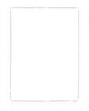 Replacement Frame With Adhesive Compatible with Apple iPad 2 (White)