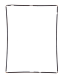 Replacement Frame With Adhesive Compatible with Apple iPad 3 / iPad 4 (Black)