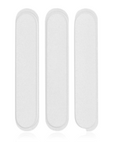 Replacement Hard Buttons Set (Power / Volume) Compatible with Apple iPad Pro 10.5" / iPad Air 3 / Mini 5 / iPad Pro 12.9" 2nd Gen (2017) (Silver)