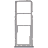 Replacement Dual Sim Card Tray Compatible with Samsung Galaxy A20 (A205 / 2019) / A30 (A305 / 2019) / A50 (A505 / 2019) (Silver)
