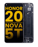 Replacement LCD Assembly With Frame Compatible with Huawei Honor 20 / Nova 5T (Refurbished) (Midnight Black)
