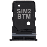 Replacement Dual Sim Card Tray Compatible with Samsung Galaxy A80 (A805 / 2019) (Phantom Black)