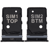 Replacement Dual Sim Card Tray Compatible with Samsung Galaxy A80 (A805 / 2019) (Phantom Black)