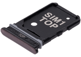 Replacement Dual Sim Card Tray Compatible with Samsung Galaxy A80 (A805 / 2019) (Phantom Black)