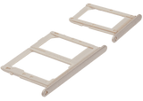 Replacement Sim Card Tray Compatible with Samsung Galaxy A6 (A600 / 2018) / A6 Plus (A605 / 2018) (Gold)