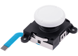 Replacement 3D Analog Joystick Cap Thumbstick Compatible with Nintendo (Game Console Parts) Nintendo Switch / Switch OLED / Switch Lite Joy Con Controller (White)