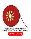 Double-Sided Polyester Red Tape (5MM X 25M) (Tesa Model # 4965) Compatible with tesa