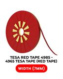 Double-Sided Polyester Red Tape (7MM X 25M) (Tesa Model # 4965) Compatible with tesa