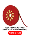 Double-Sided Polyester Red Tape (10MM X 25M) (Tesa Model # 4965) Compatible with tesa