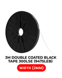 Double-Sided High Strength Polyester Tape 300LSE (2MM x 25M) (3M Model # 9475LEB) Compatible with 3M