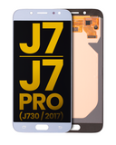 Replacement OLED Assembly Without Frame Compatible with Samsung Galaxy J7 / J7 Pro (J730 / 2017) (Refurbished) (Blue / Gray)